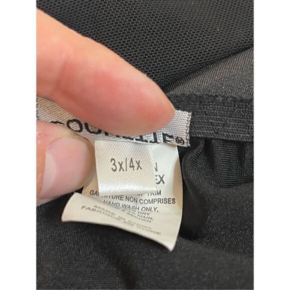 Coquette black blue nightie chemise 3x/4x - Picture 6 of 7